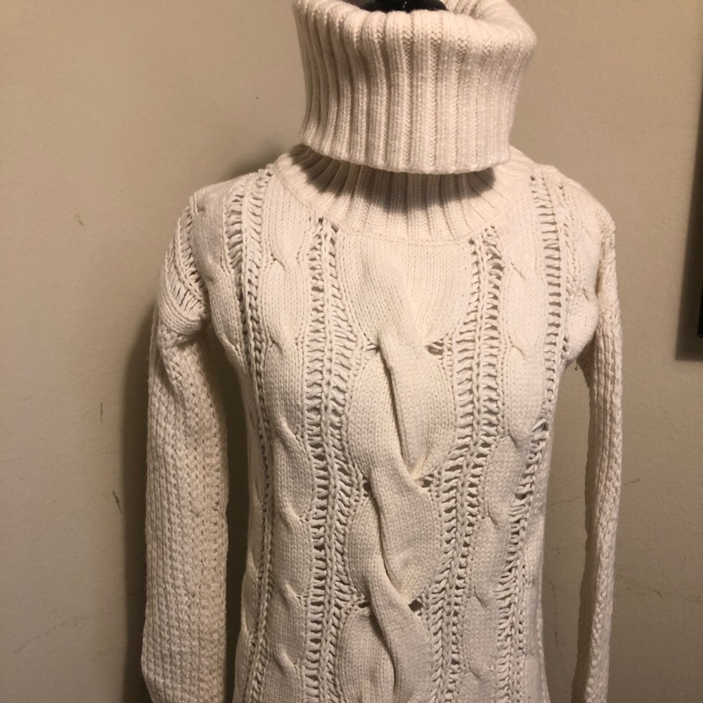 Beautiful cream Theory turtle neck sweater.